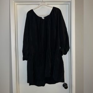 Black long sleeve dress
